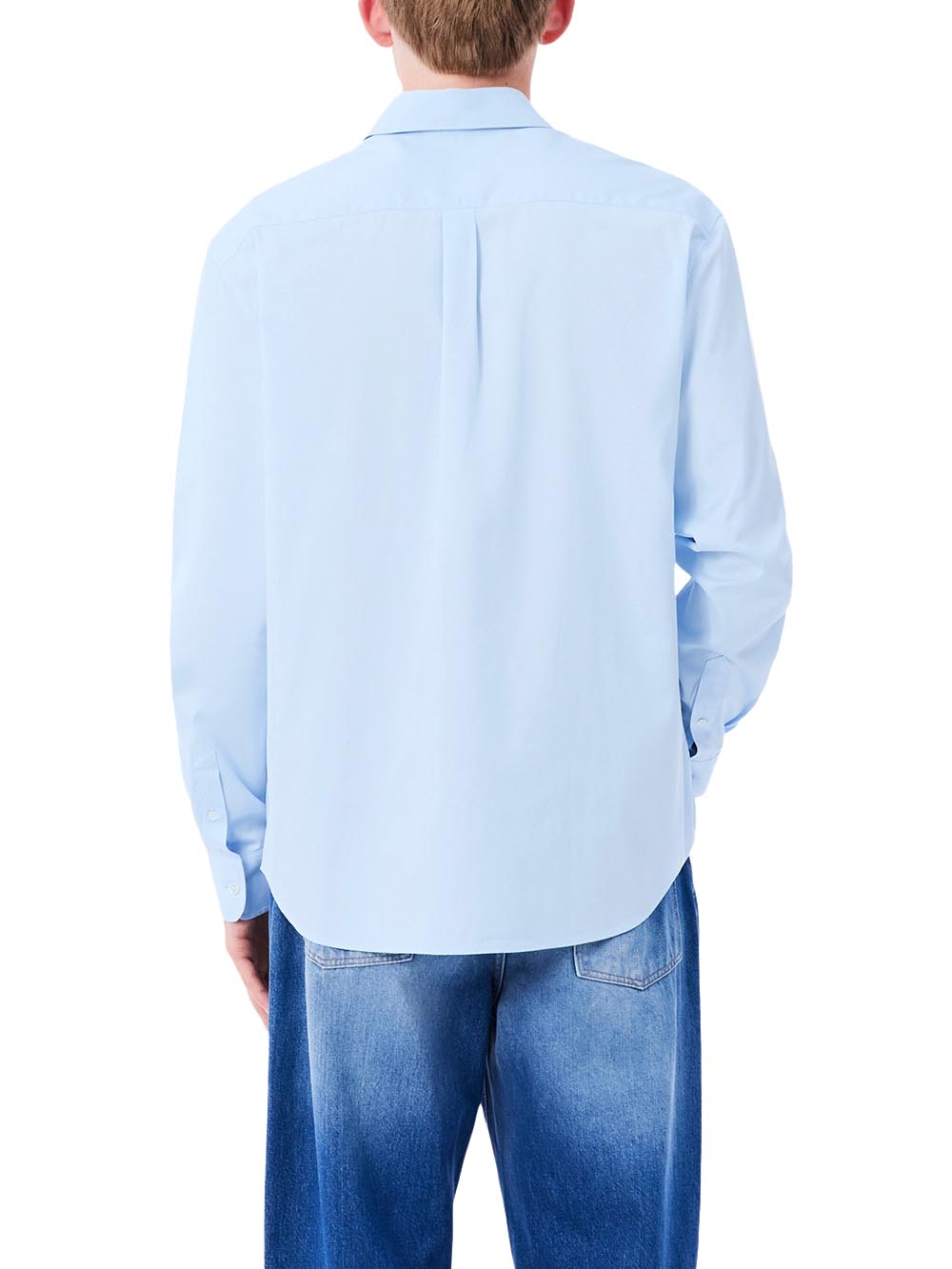 Lacoste Camicia Uomo Ch8723 Celeste