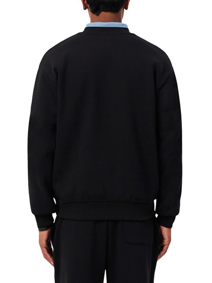Lacoste Felpa Uomo Sh8868 Nero