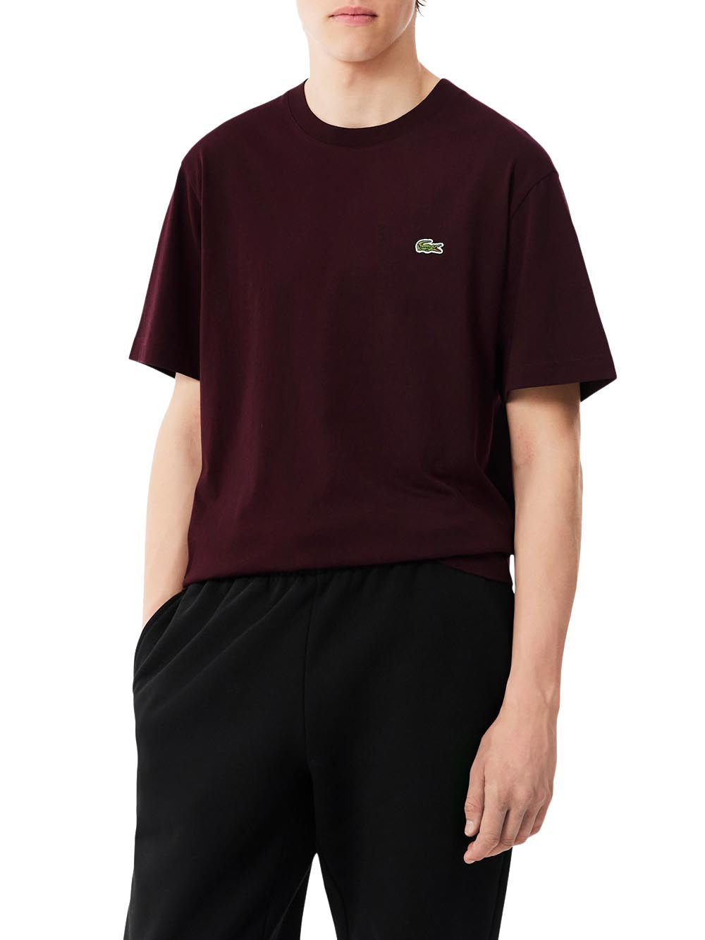 Lacoste T-shirt Uomo Th7318 Vinaccio