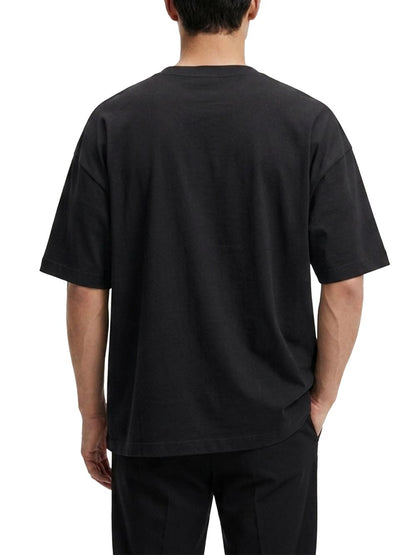 tee boxy fit hand Les Artists T-shirt Uomo 27sslats1123-121 Nero