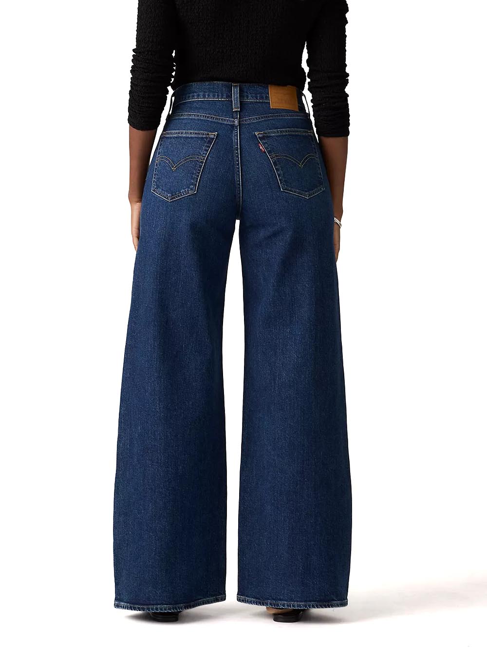 728 HR WIDE LEG EGRET CORDUROY Levi's Jeans Donna 0039b Scuro