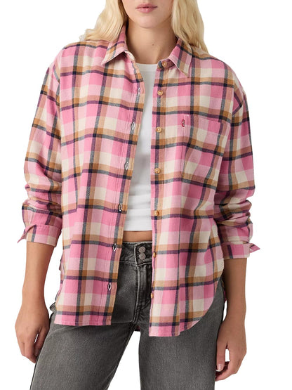 NASH FLANNEL SHIRT ELIANA PLAID TAMELESS Levi's Camicia Donna 0085h Rosa