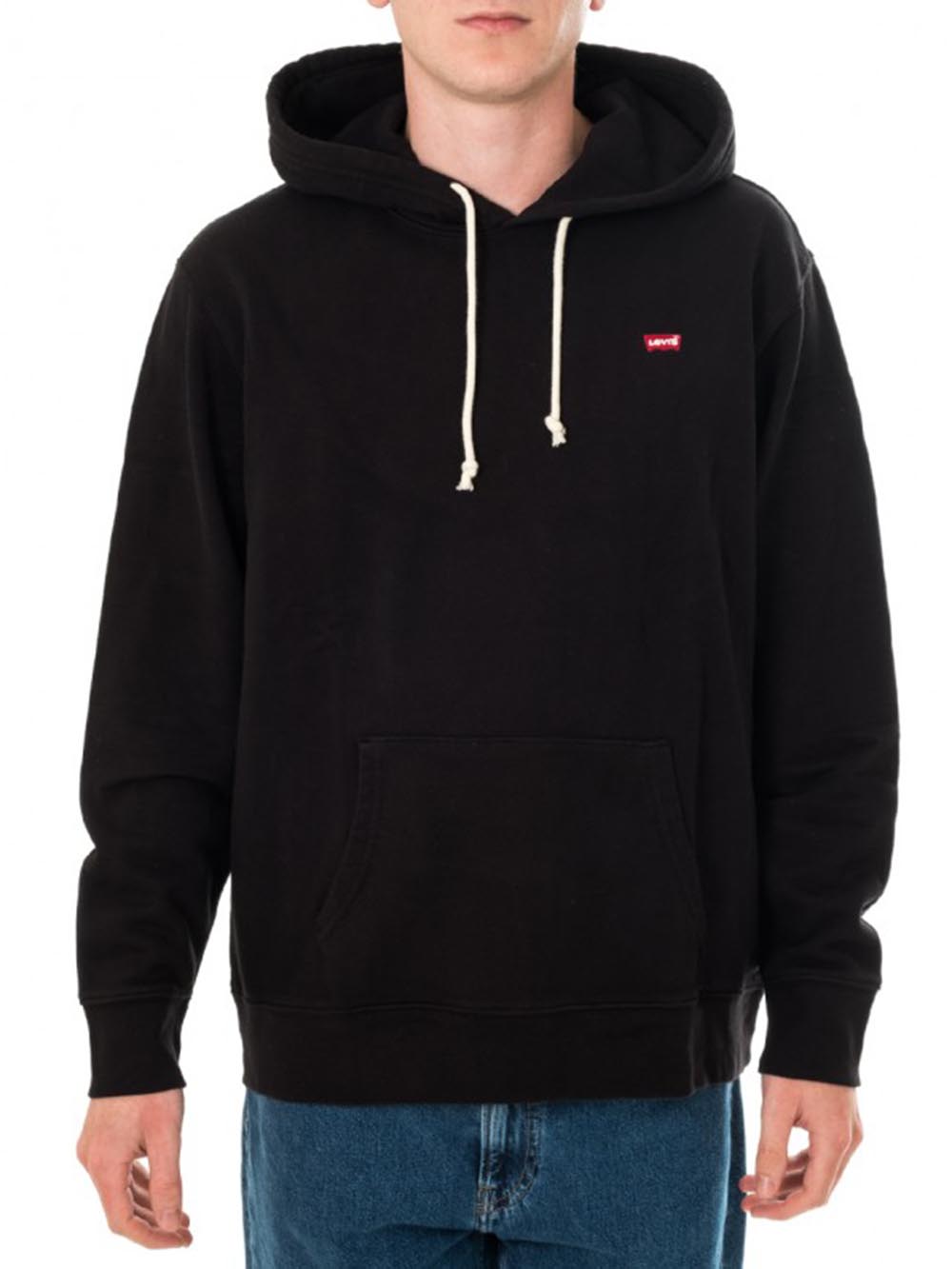 THE ORIGINAL HM HOODIE TAWNY PORT FRENCH Levi's Felpa Uomo 34581 Nero