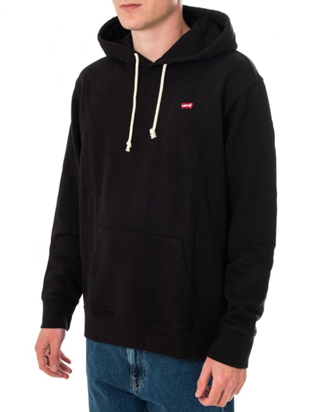 THE ORIGINAL HM HOODIE TAWNY PORT FRENCH Levi's Felpa Uomo 34581 Nero