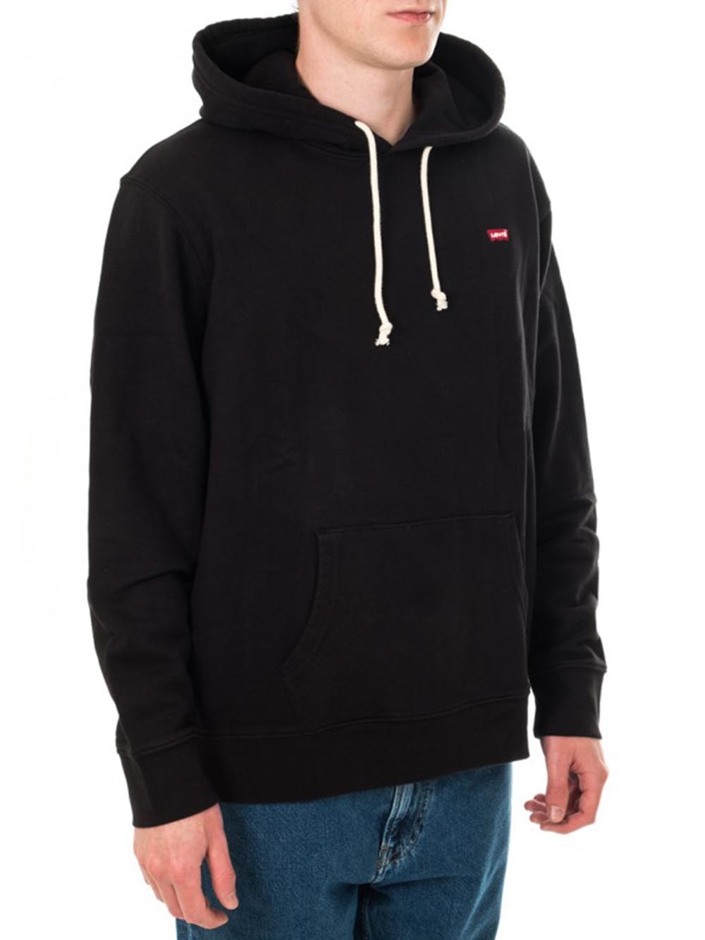THE ORIGINAL HM HOODIE TAWNY PORT FRENCH Levi's Felpa Uomo 34581 Nero