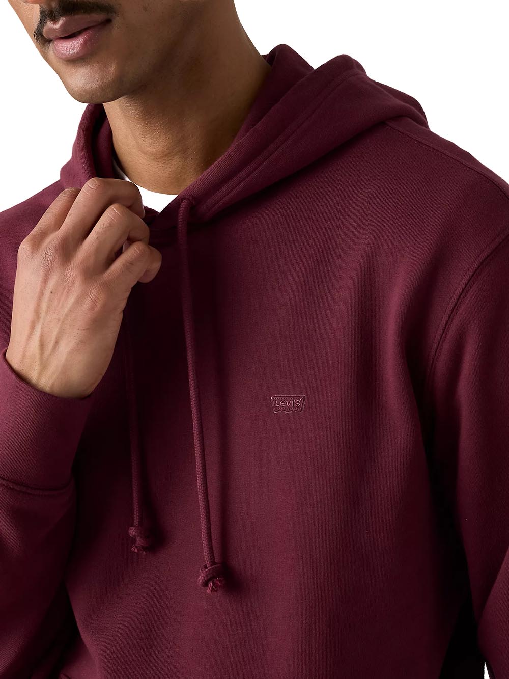 THE ORIGINAL HM HOODIE TAWNY PORT FRENCH Levi's Felpa Uomo 34581 Bordeaux