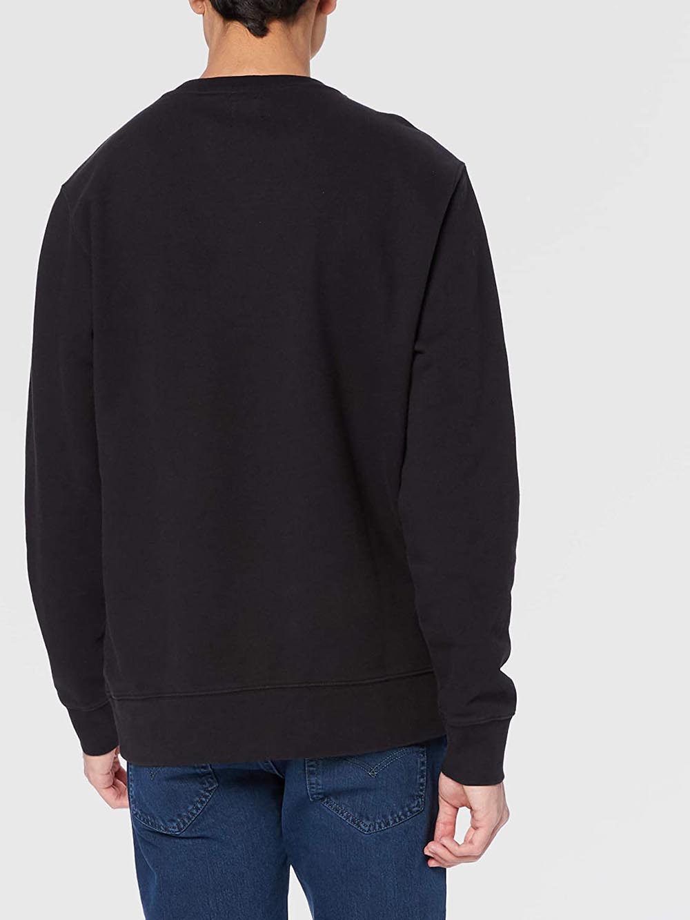 THE ORIGINAL HM CREW DEEP DEPTHS FRENCH Levi's Felpa Uomo 35909 Nero