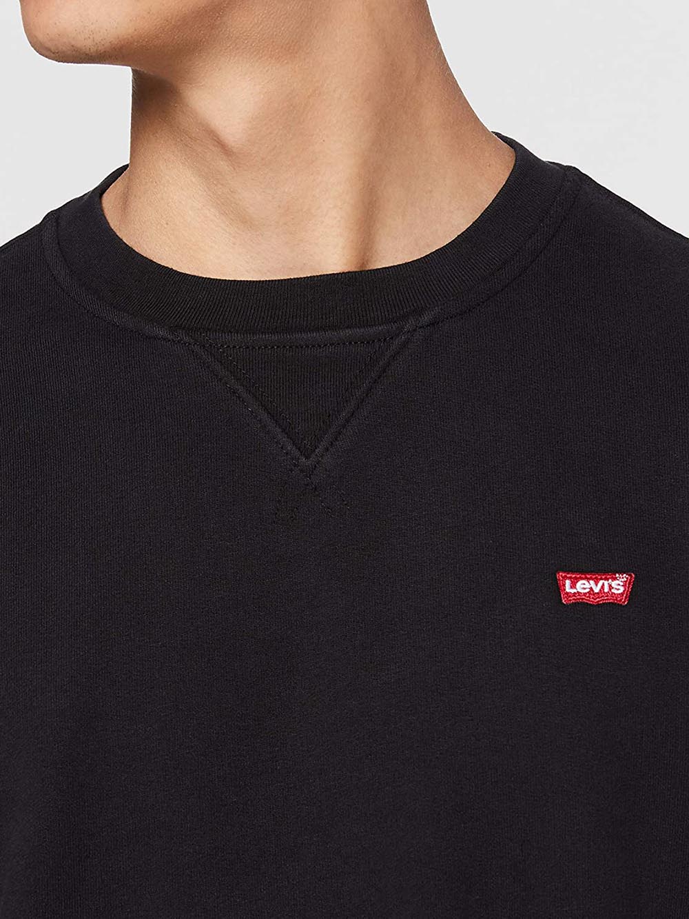 THE ORIGINAL HM CREW DEEP DEPTHS FRENCH Levi's Felpa Uomo 35909 Nero