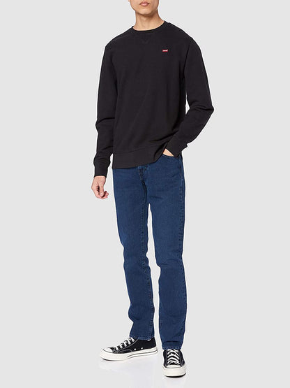 THE ORIGINAL HM CREW DEEP DEPTHS FRENCH Levi's Felpa Uomo 35909 Nero