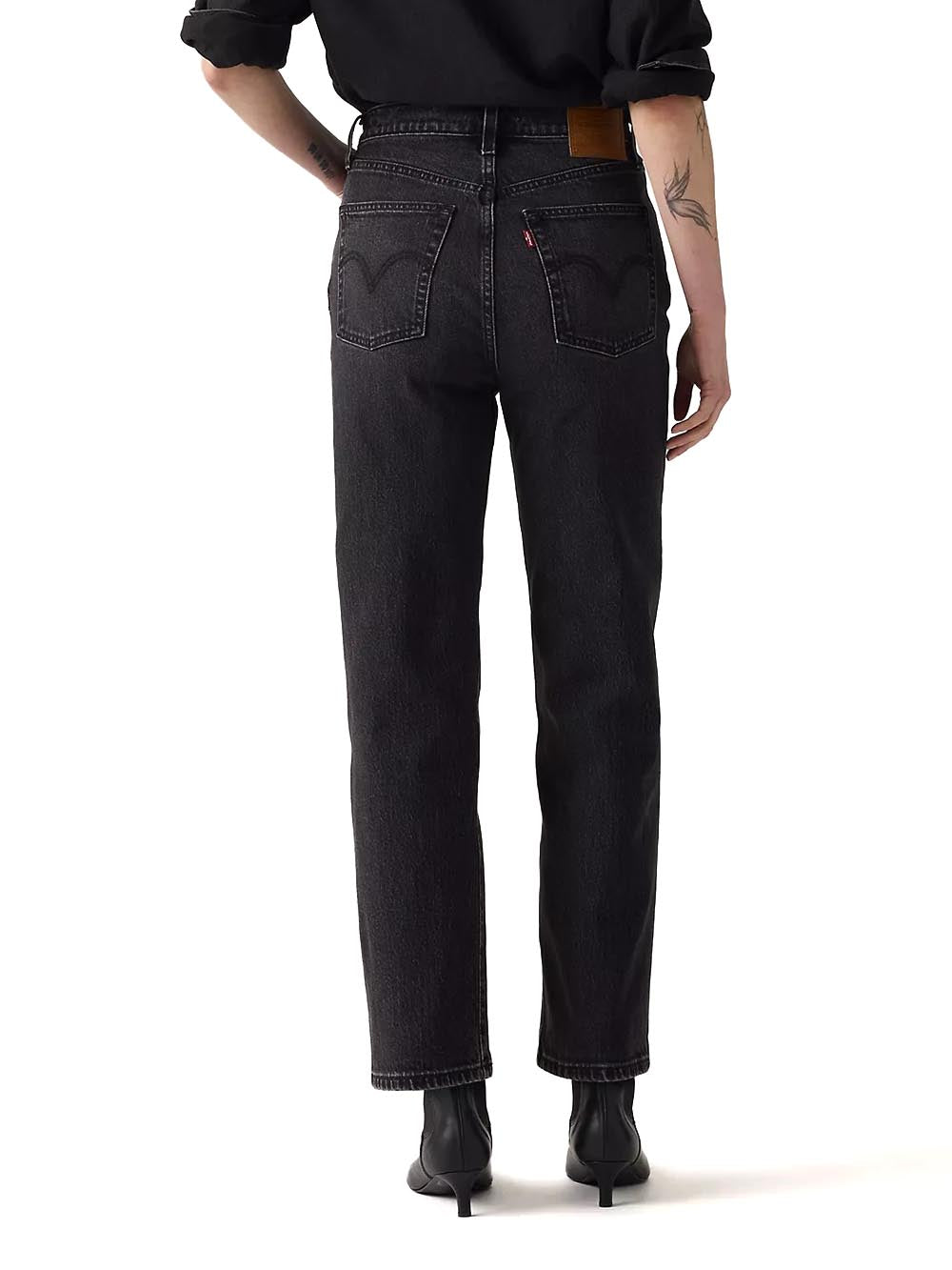 RIBCAGE STRAIGHT ANKLE ANALYZE THIS LTW Levi's Jeans Donna 72693 Nero