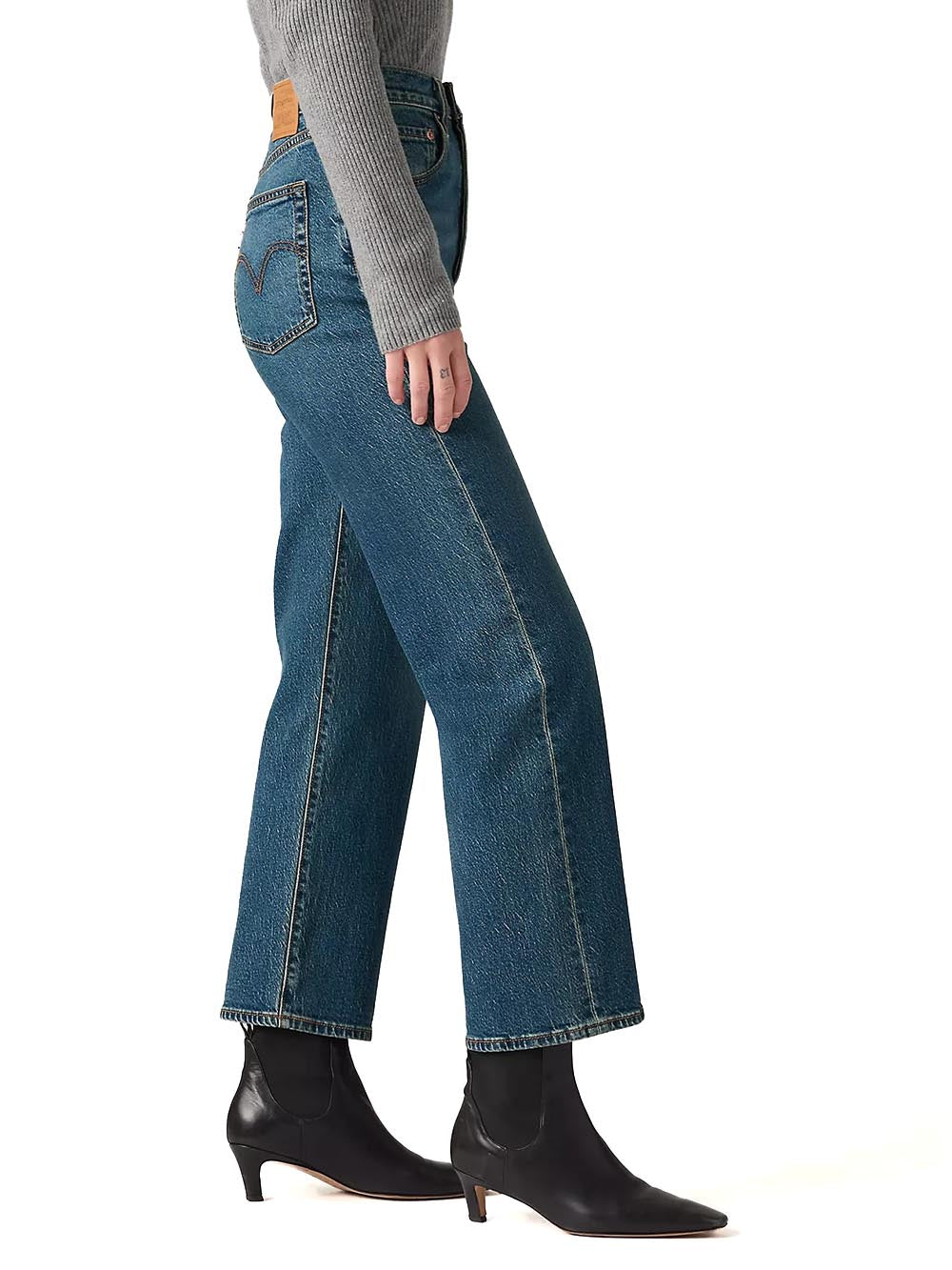 RIBCAGE STRAIGHT ANKLE ANALYZE THIS LTW Levi's Jeans Donna 72693 Medio