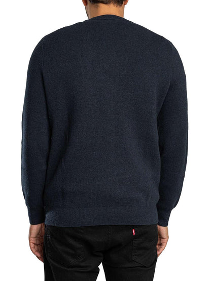 Cotton Merino Argyle Jumper Lyle & Scott Pullover Uomo Kn2517v Blu
