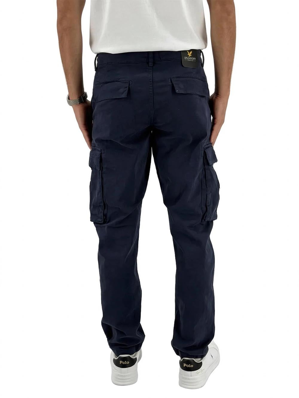 CARGO RV L&S Lyle & Scott Pantalone Uomo Tr2117ita Blu scuro