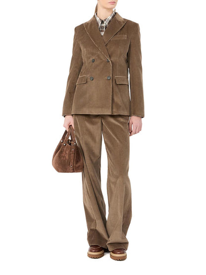 WKDTANIA Max Mara Weekend Pantalone Donna 2625136012 Nocciola