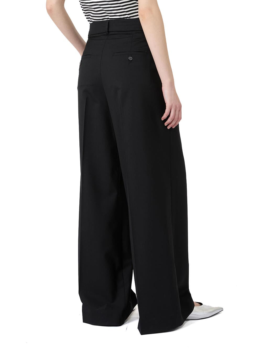 WKDOVVIO Max Mara Weekend Pantalone Donna 2625136051 Nero