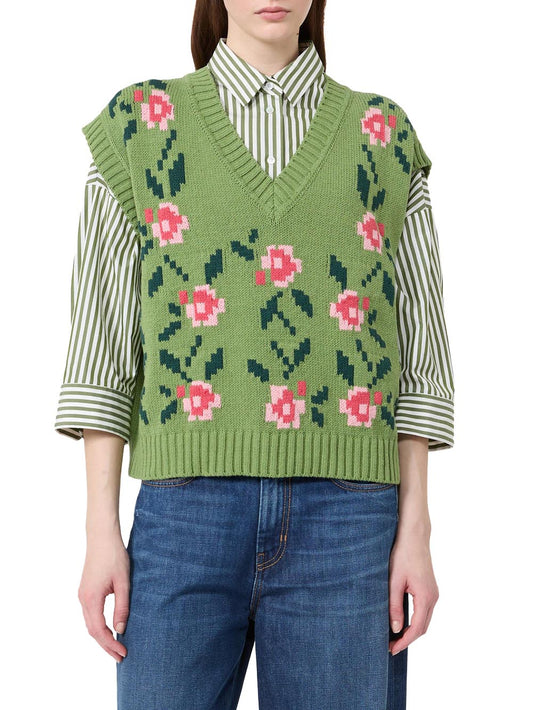 Max Mara Weekend Gilet Donna 2625356011 600 Verde