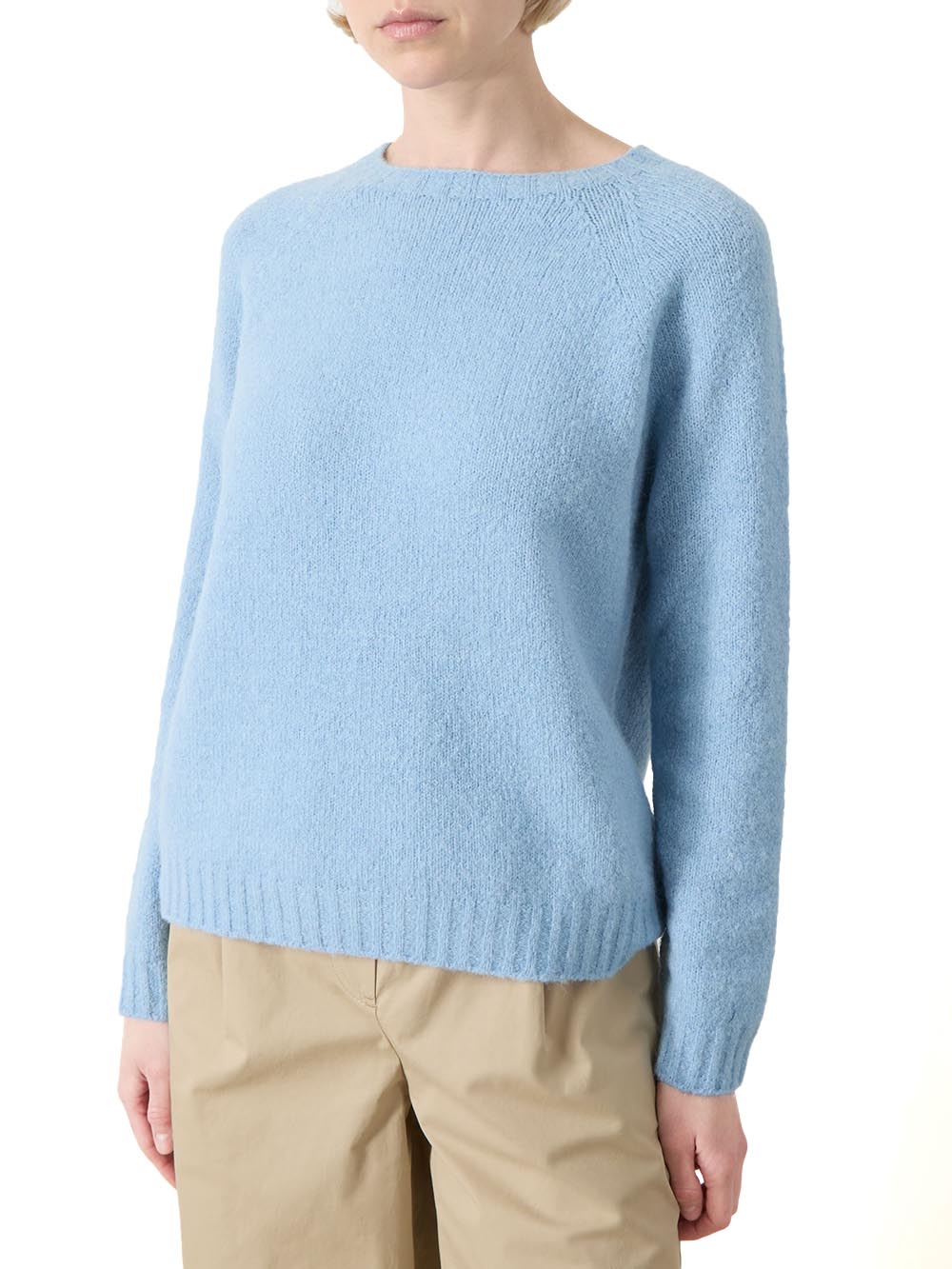 WKDGHIACCI Max Mara Weekend Maglia Donna 2625366211 Celeste