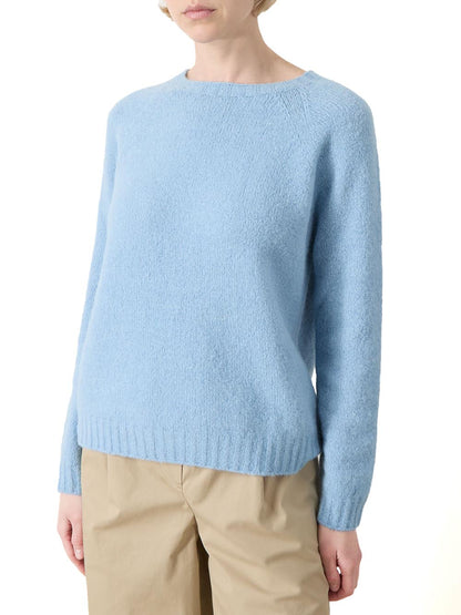 WKDGHIACCI Max Mara Weekend Maglia Donna 2625366211 Celeste