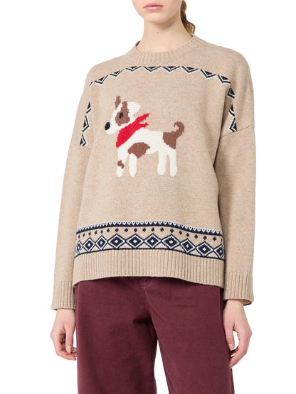 WKDPAVIDI Max Mara Weekend Maglia Donna 2625366232 Nocciola