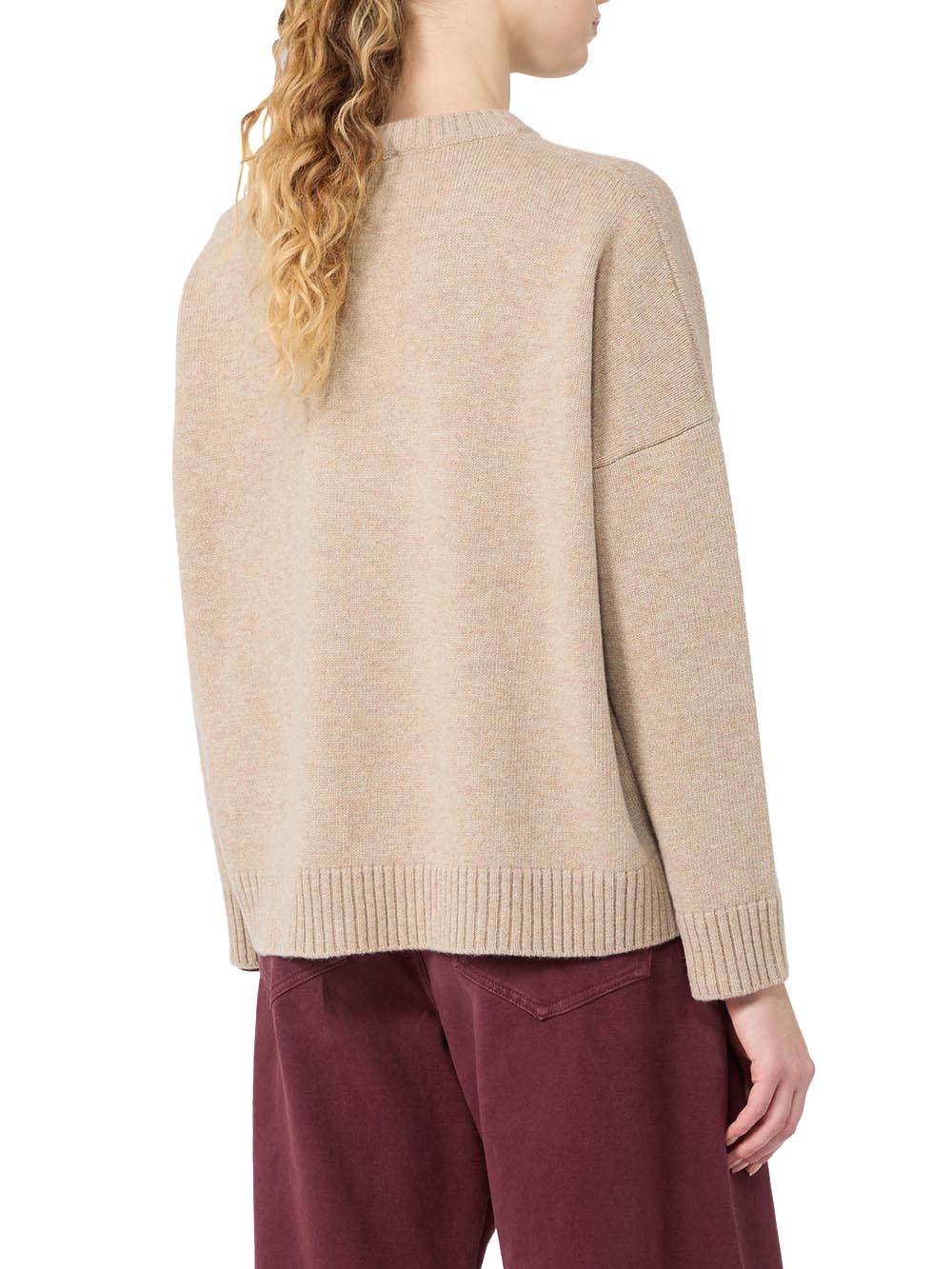 WKDPAVIDI Max Mara Weekend Maglia Donna 2625366232 Nocciola