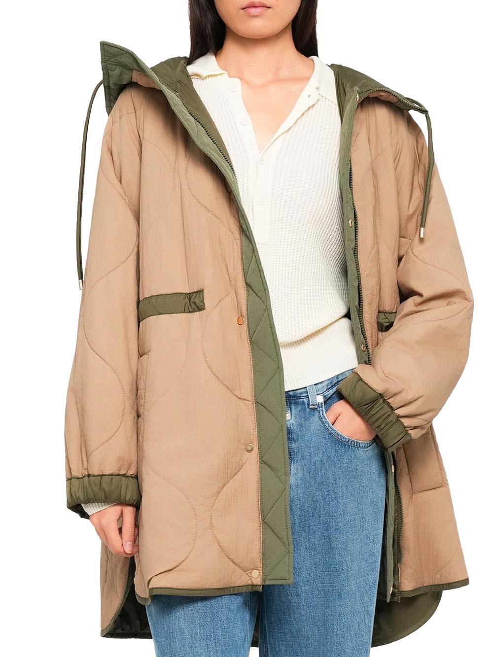 WKDALCAMO Max Mara Weekend Giubbino Donna 2625496011 Verde militare