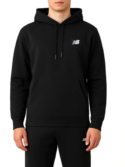 cappuccio New Balance Felpa Uomo Mt41511 Nero