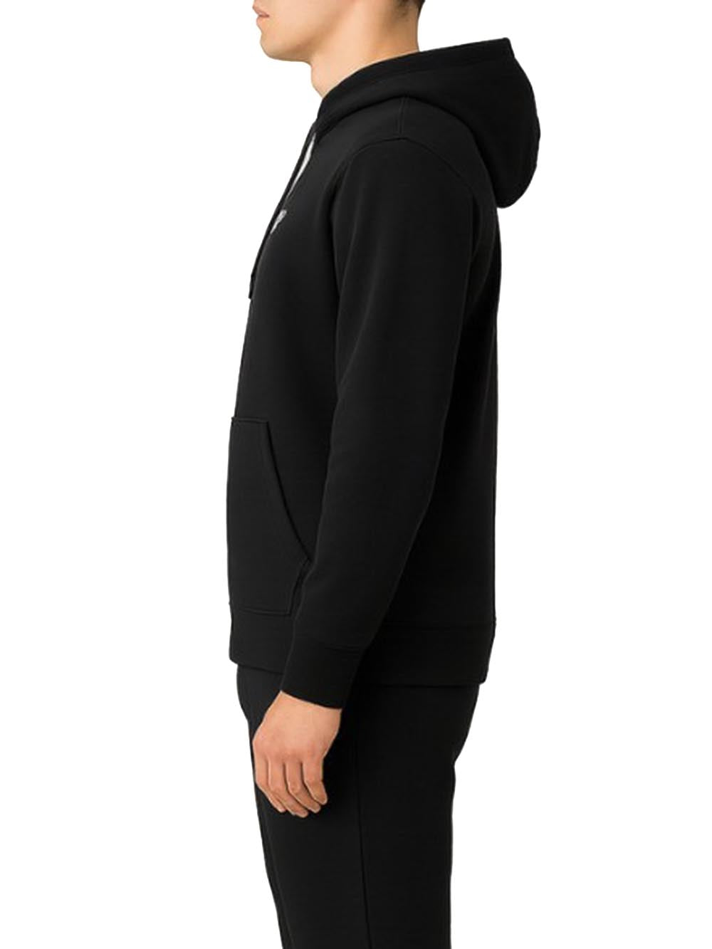 cappuccio New Balance Felpa Uomo Mt41511 Nero