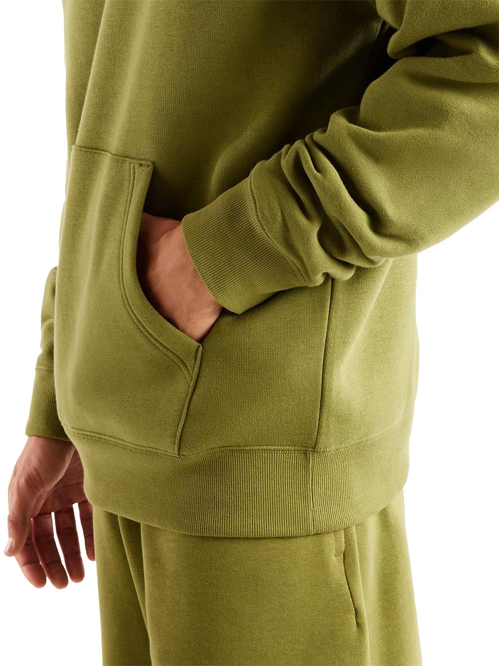 cappuccio New Balance Felpa Uomo Mt41511 Verde