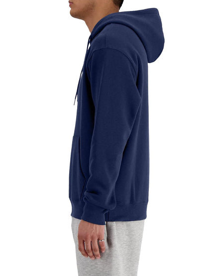 cappuccio New Balance Felpa Uomo Mt41511 Bluette