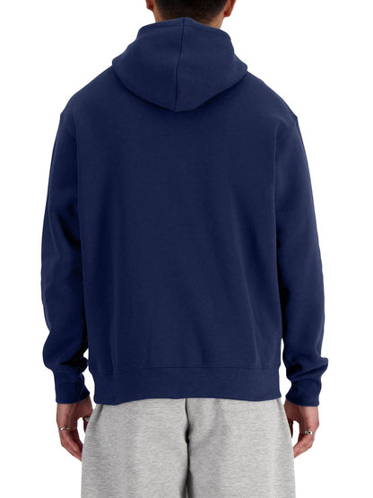 cappuccio New Balance Felpa Uomo Mt41511 Bluette