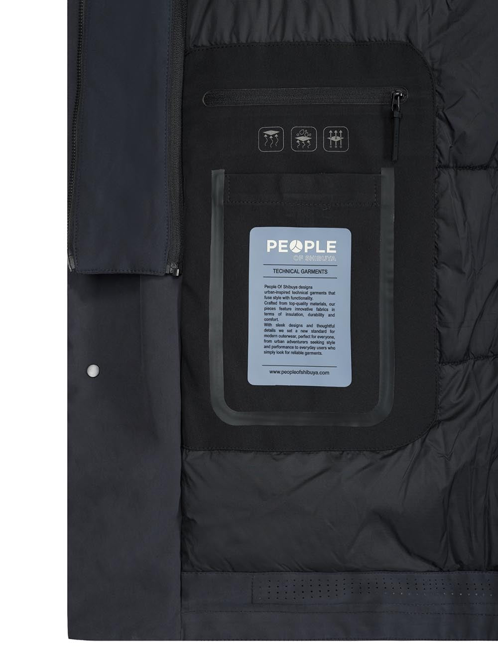 People of Shibuya Giubbino Uomo Hakkoda Pm948 Blu scuro