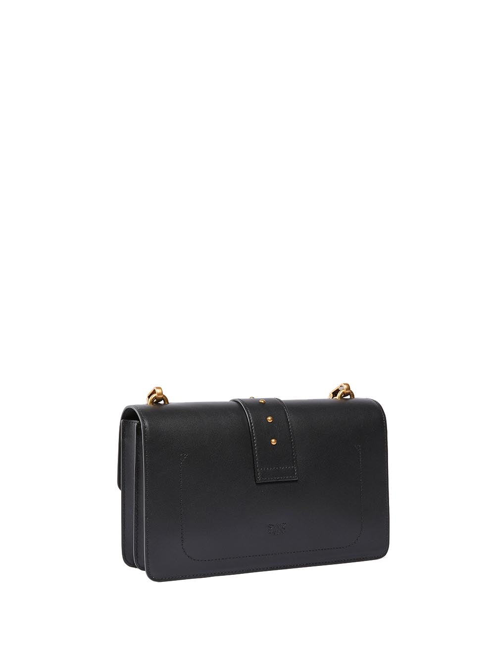 ove one classic new buckle Pinko Borsa Tracolla Donna 107070 A0f1 Nero oro
