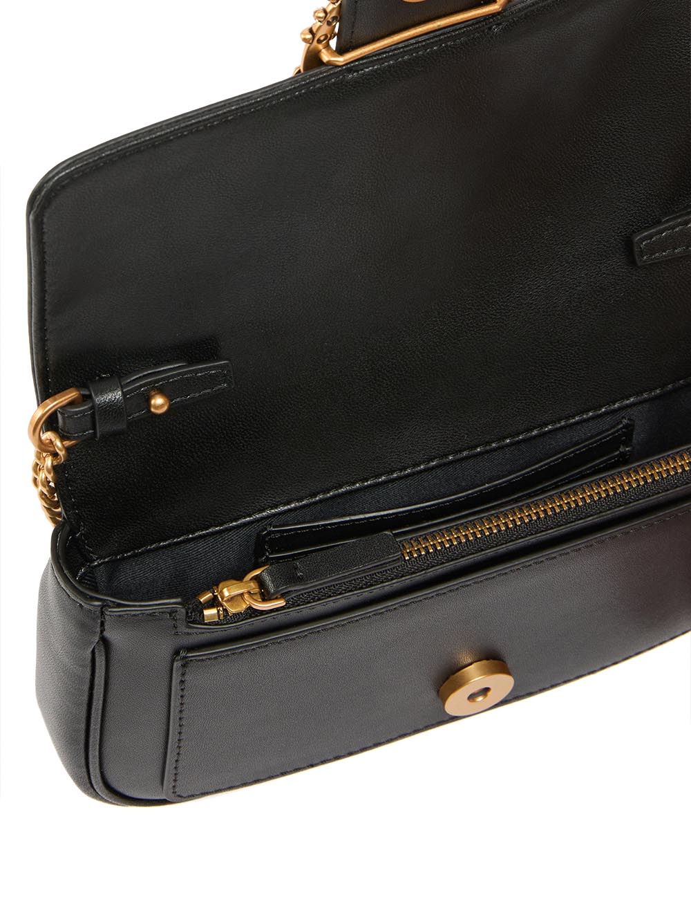 love pocket new buckle Pinko Borsa Tracolla Donna 107072 A0f1 Nero oro