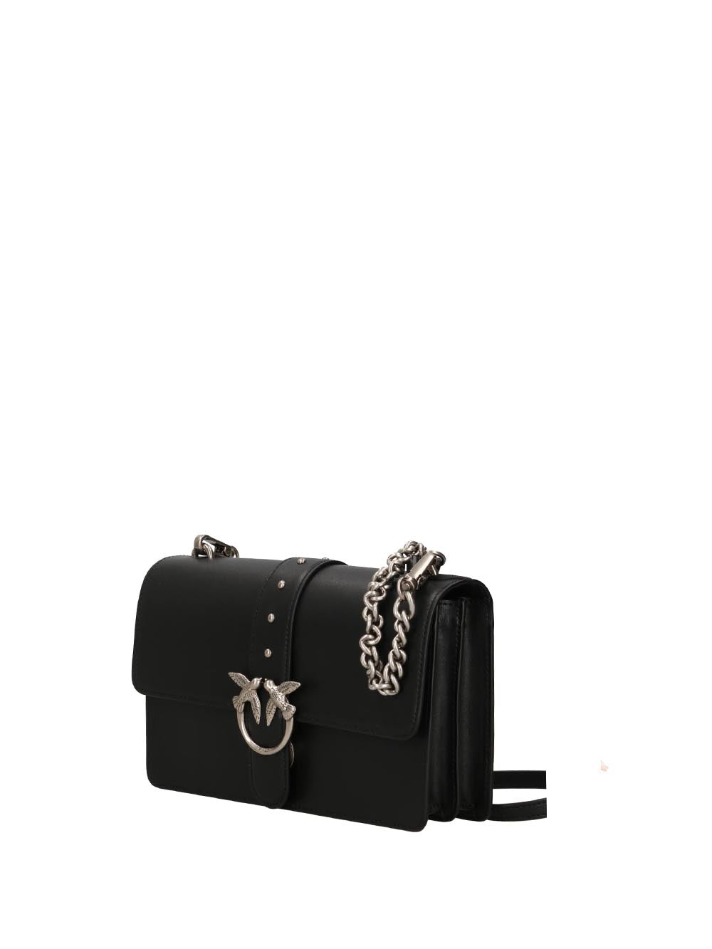 love one classic st.small b Pinko Borsa a Tracolla Donna 107621 A0f1 Nero silver