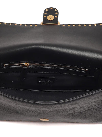 love one slouchy cl studs smallb Pinko Borsa Tracolla Donna 107664 A2jg Nero oro
