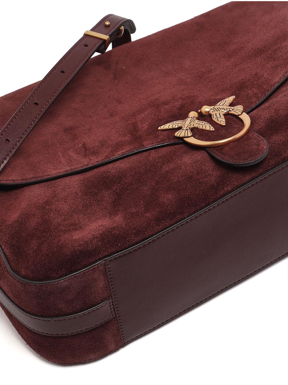love satchel big Pinko Borsa a Tracolla Donna 107915 A0f6 Borgogna oro