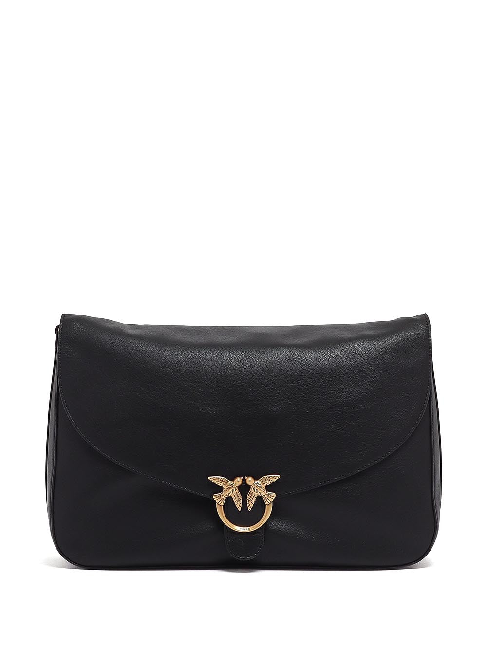 love satchel big Pinko Borsa a Tracolla Donna 107915 A3lw Nero oro