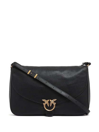 love satchel big Pinko Borsa a Tracolla Donna 107915 A3lw Nero oro