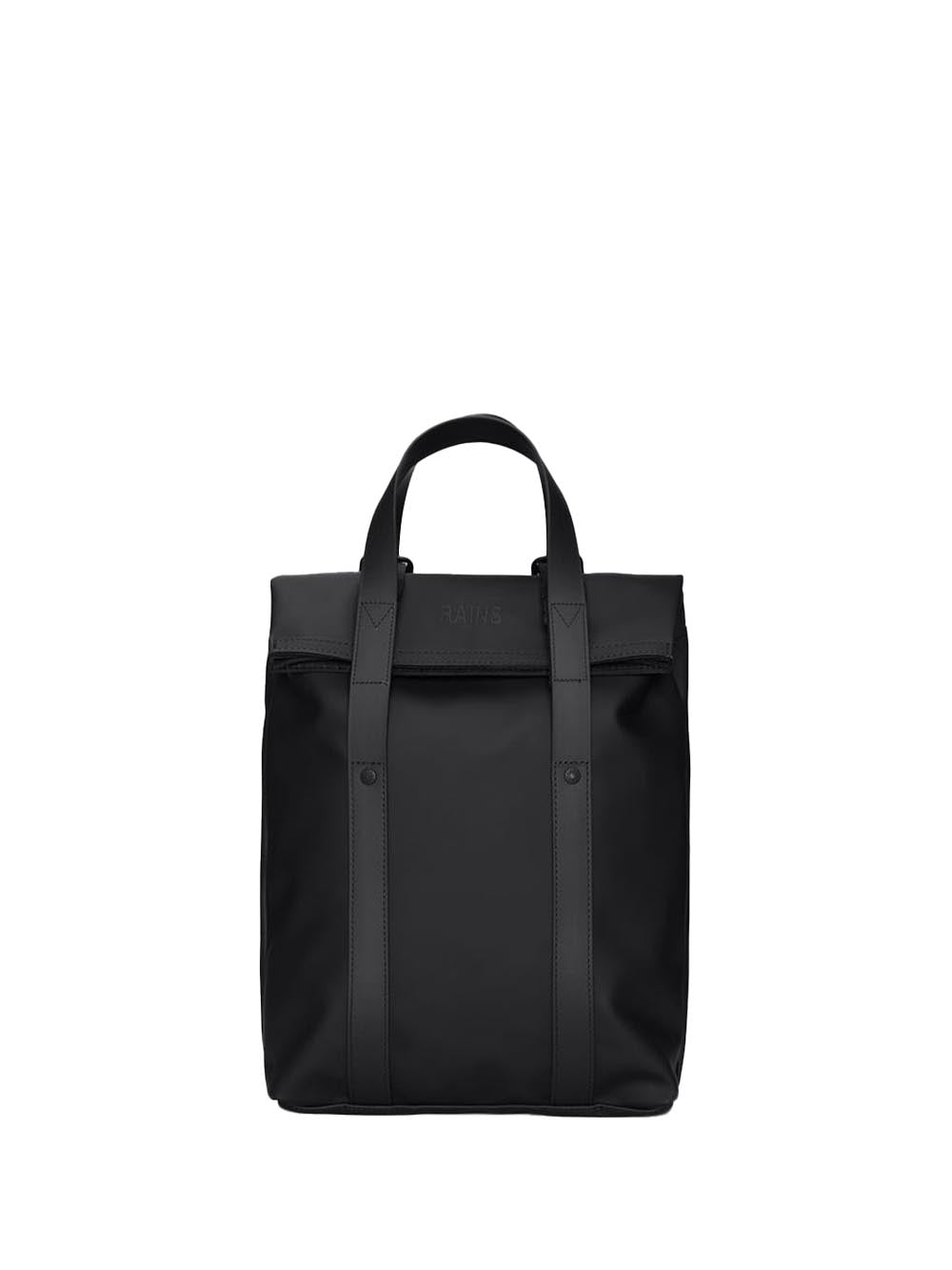 2 way tote backpack mini w3 Rains Zaino Unisex 12780 Nero