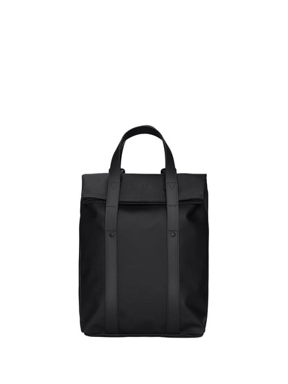 2 way tote backpack mini w3 Rains Zaino Unisex 12780 Nero