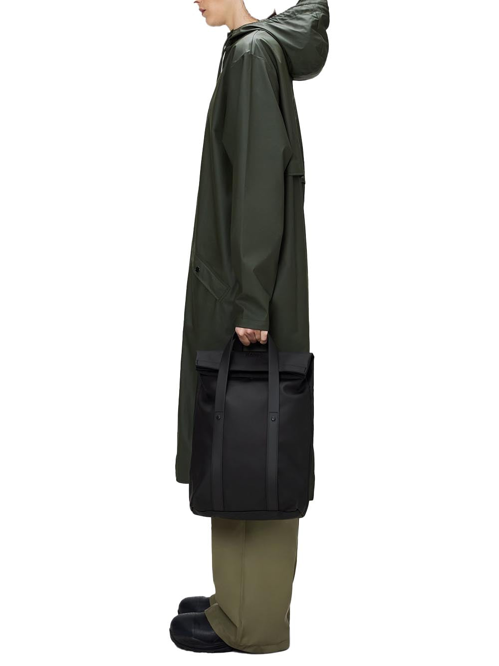 2 way tote backpack mini w3 Rains Zaino Unisex 12780 Nero