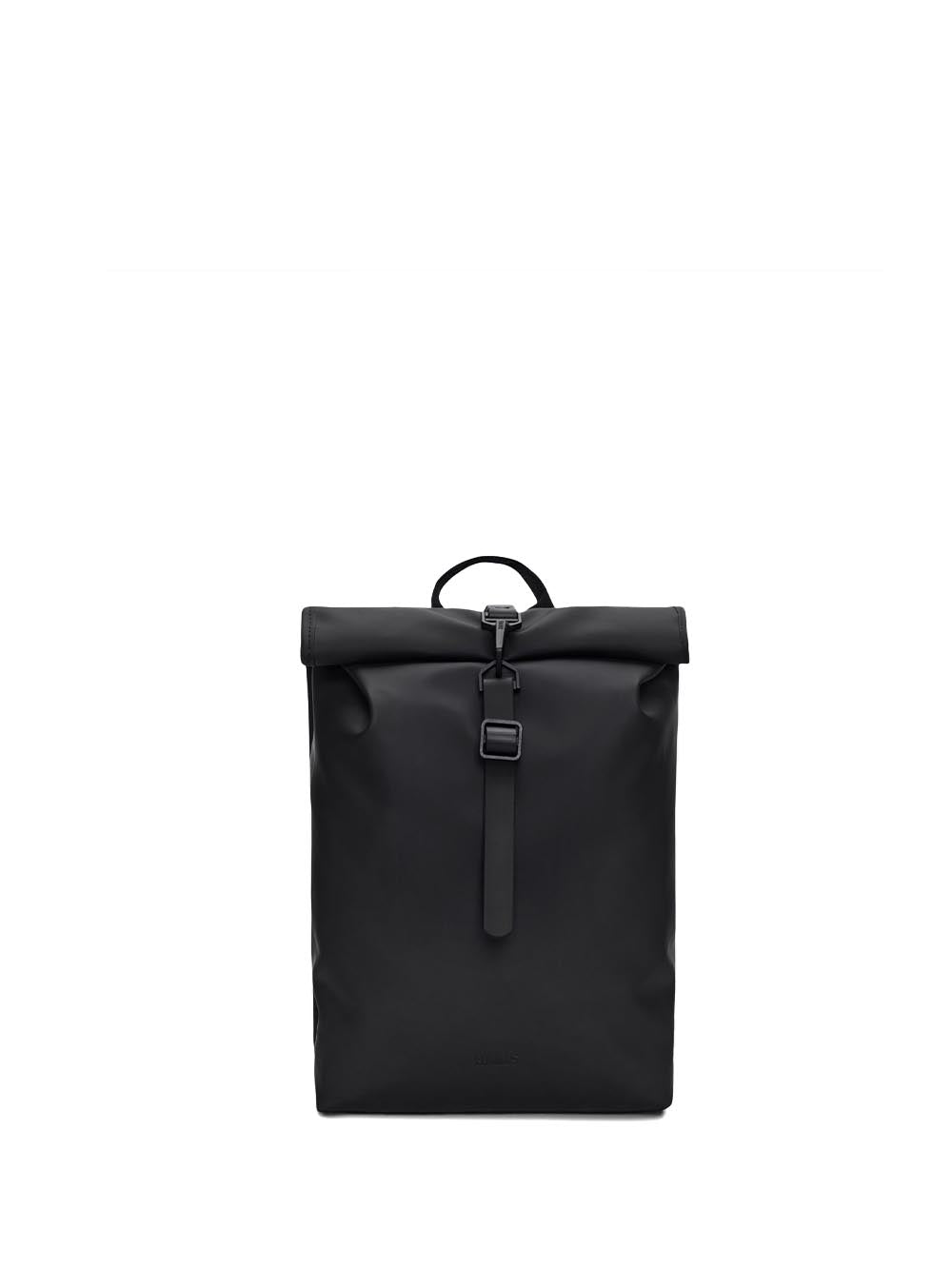 rolltop rucksack mini w3 Rains Zaino Unisex 13330 Nero
