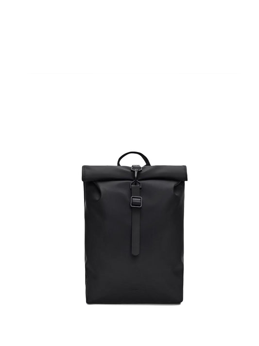 rolltop rucksack mini w3 Rains Zaino Unisex 13330 Nero