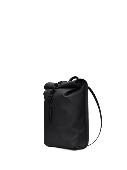 rolltop rucksack mini w3 Rains Zaino Unisex 13330 Nero