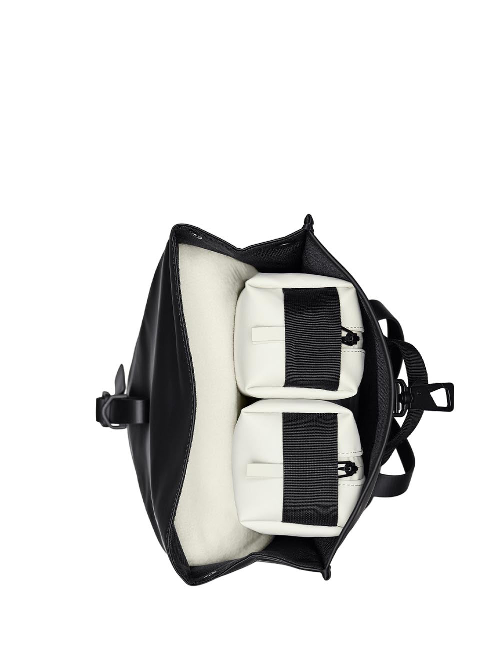 rolltop rucksack mini w3 Rains Zaino Unisex 13330 Nero