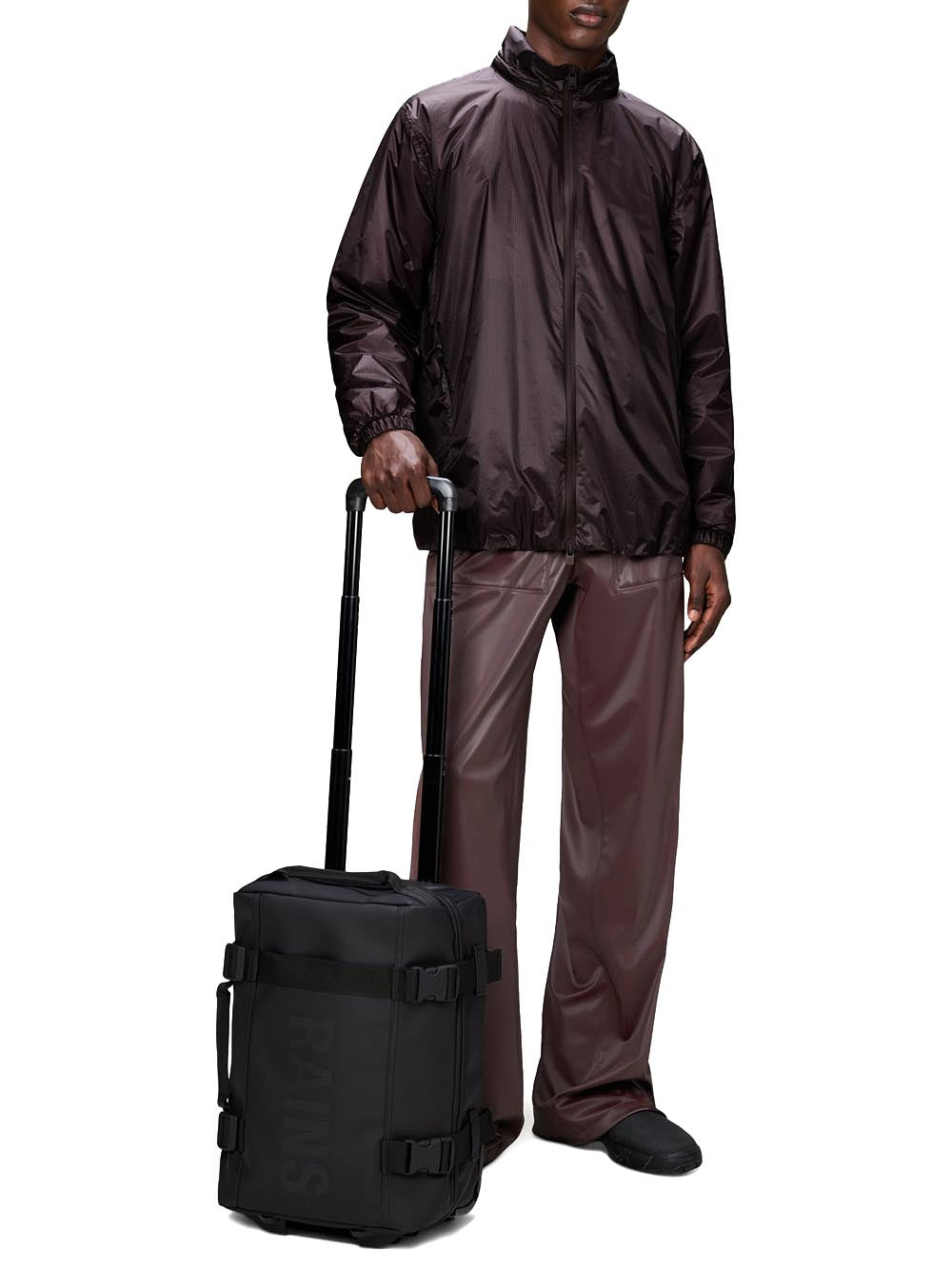 texel cabin bag mini w3 Rains Trolley Unisex 14790 Nero