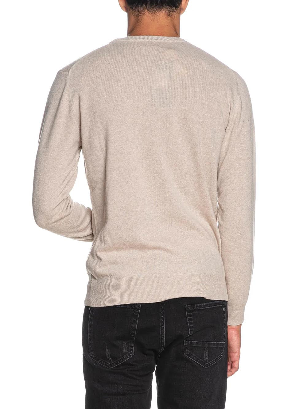 COLIN/1 PULLOVER Refrigiwear Pullover Uomo M18608 Ma9t02 Beige