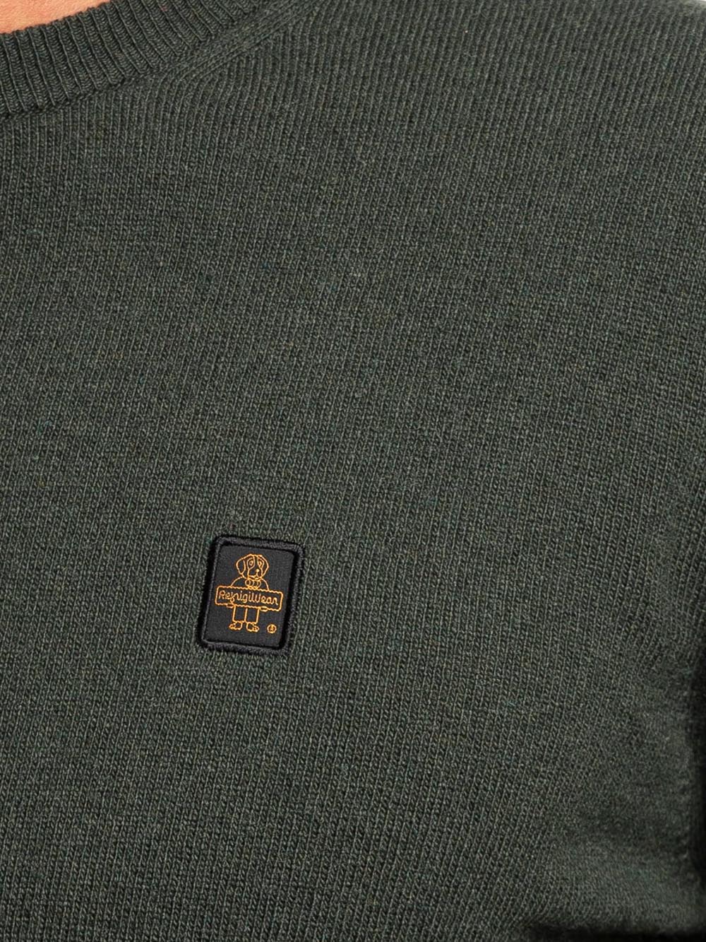 COLIN/1 PULLOVER Refrigiwear Pullover Uomo M18608 Ma9t02 Verde