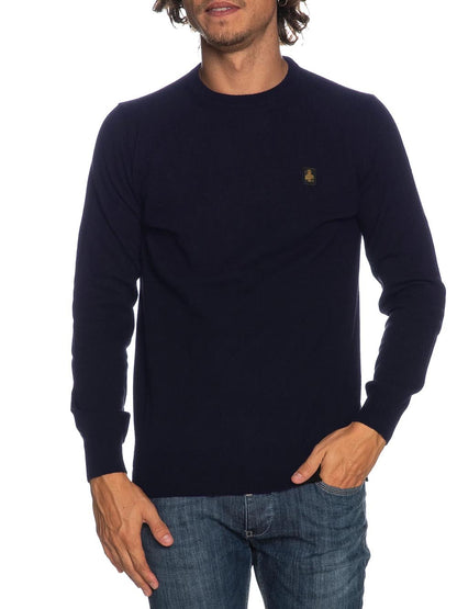 COLIN/1 PULLOVER Refrigiwear Pullover Uomo M18608 Ma9t02 Blu scuro