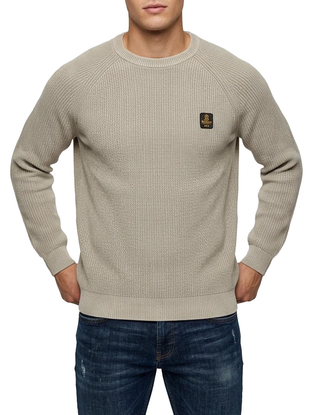 MEREK PULLOVER Refrigiwear Pullover Uomo M27100 Co9001 Beige